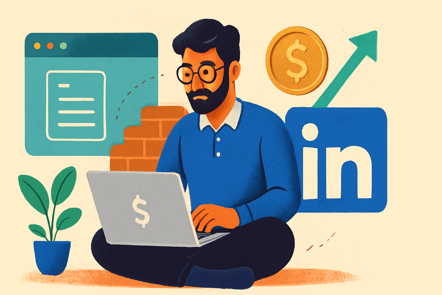 کار در ایران با حقوق دلاری: راهنمای عملی دورکاری و عبور از تحریم ها در لینکدین