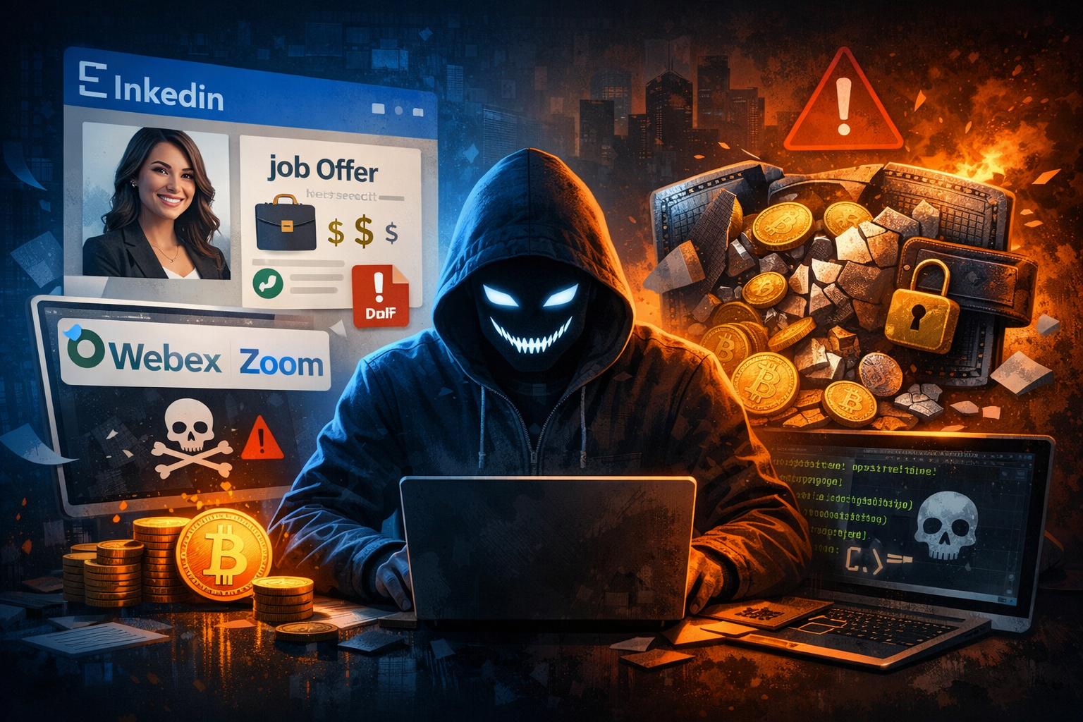 خطرناک ترین کلاهبرداری سال ۲۰۲۵ در لینکدین: وقتی یک پیشنهاد کاری ساده دارایی شما را نابود می کند