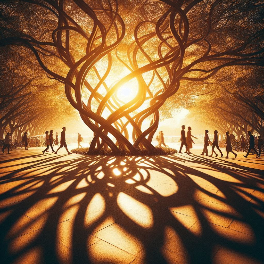 سایههای در هم تنیده