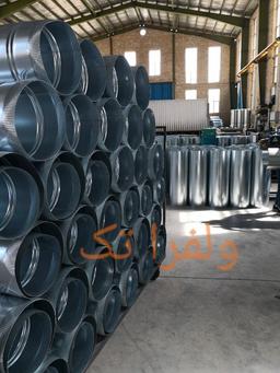 کانال گرد گالوانیزه درزجوش