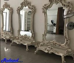 آینه و کنسول فایبرگلاس سفیر ترنم | آینه کنسول رزین نشکن