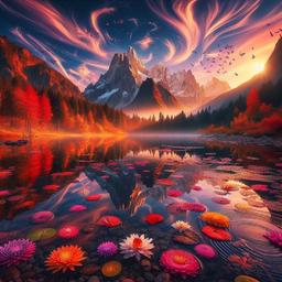 زیبایی در طبیعت: رقص رنگ‌ها، نغمه‌ی زندگی