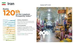 جایگاه ایران در شاخص رفاه لگاتوم ۲۰۲۰