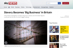 برده داری در انگلیسِ 2016 به روایت اسکای نیوز+تصاویر