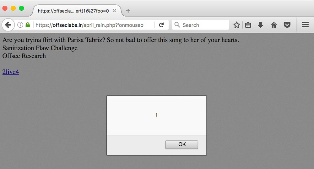 چالش April Rain آفسک