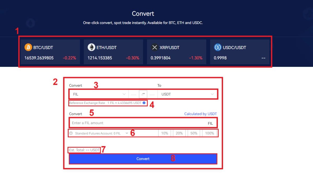 آموزش معامله در بازار Spot صرافی بینگ ایکس BingX 