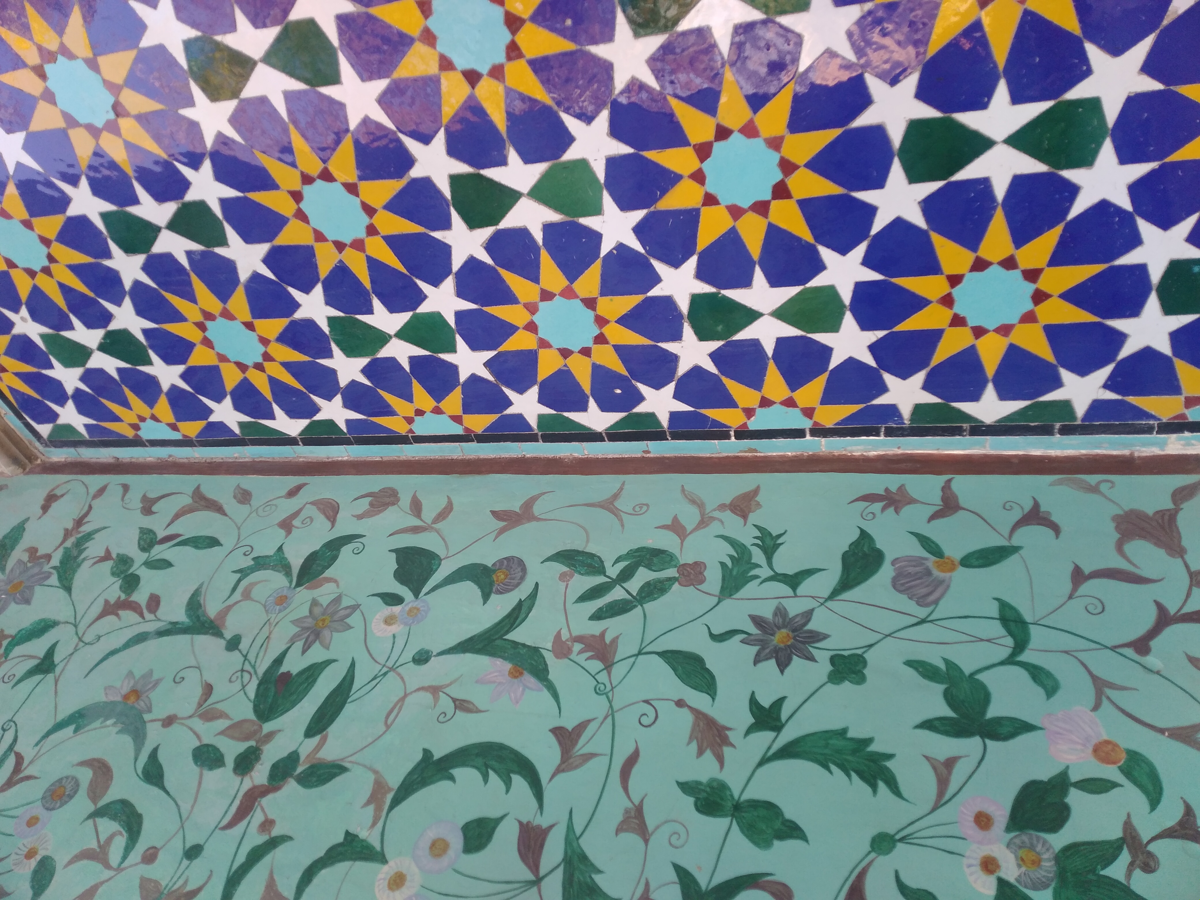 کاشی کاری ،کاخ گلستان