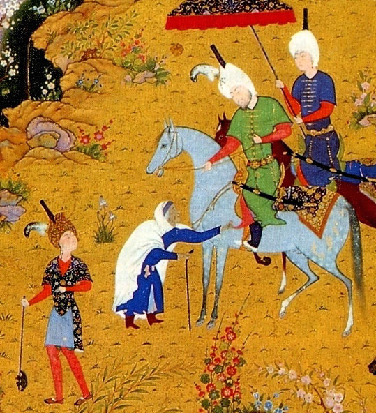 تظلم خواهی پیرزن از سلطان سنجر : دست از عدل و داد داشته ای ؟