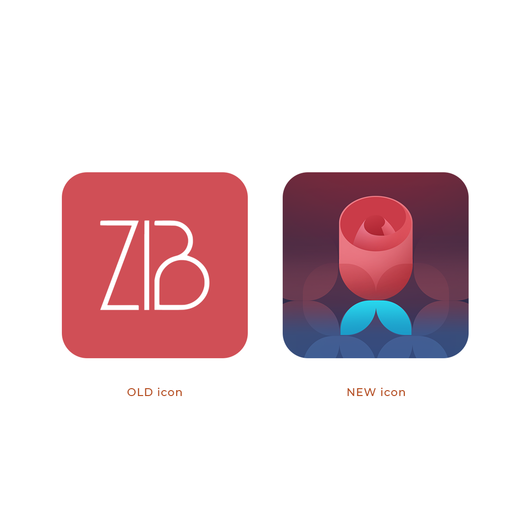 آیکون جدید و قدیمی زیبآنلاین