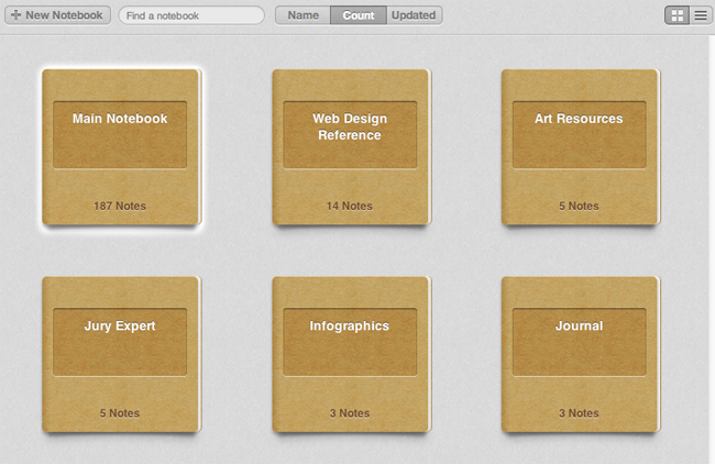 ظاهر نرم‌افزار اورنوت
