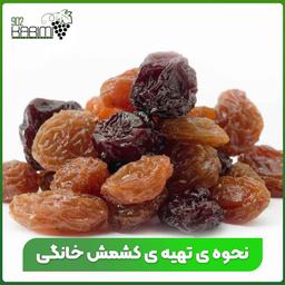 نحوه ی تهیه ی کشمش خانگی - کشمش کریمی