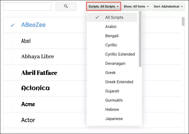 فونت با سبک های مختلف در Google Docs 