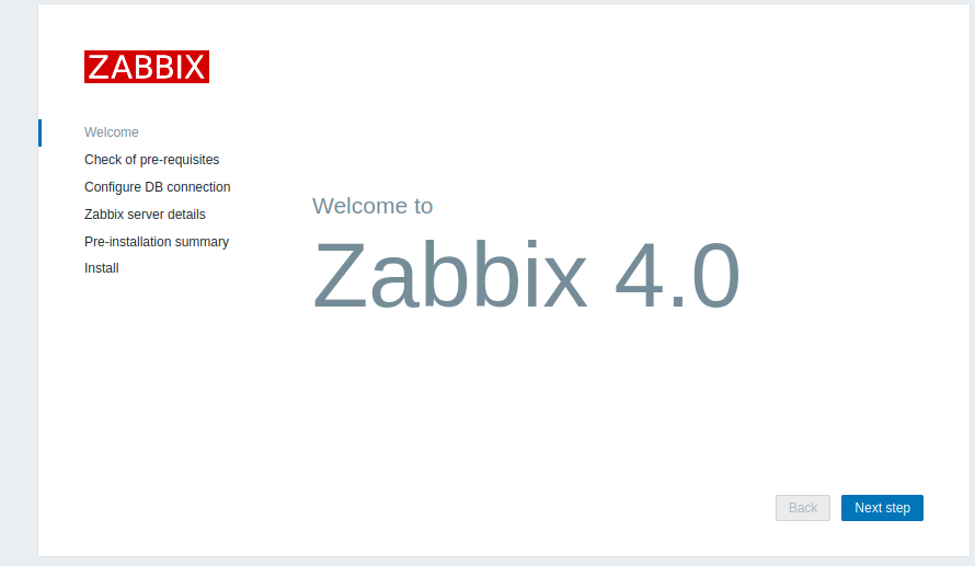 zabbix 4.0