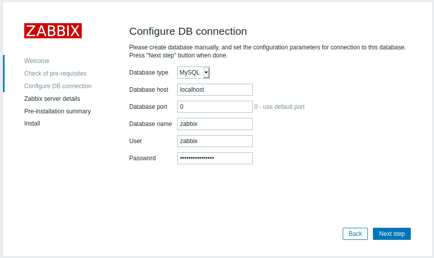 zabbix 4.0