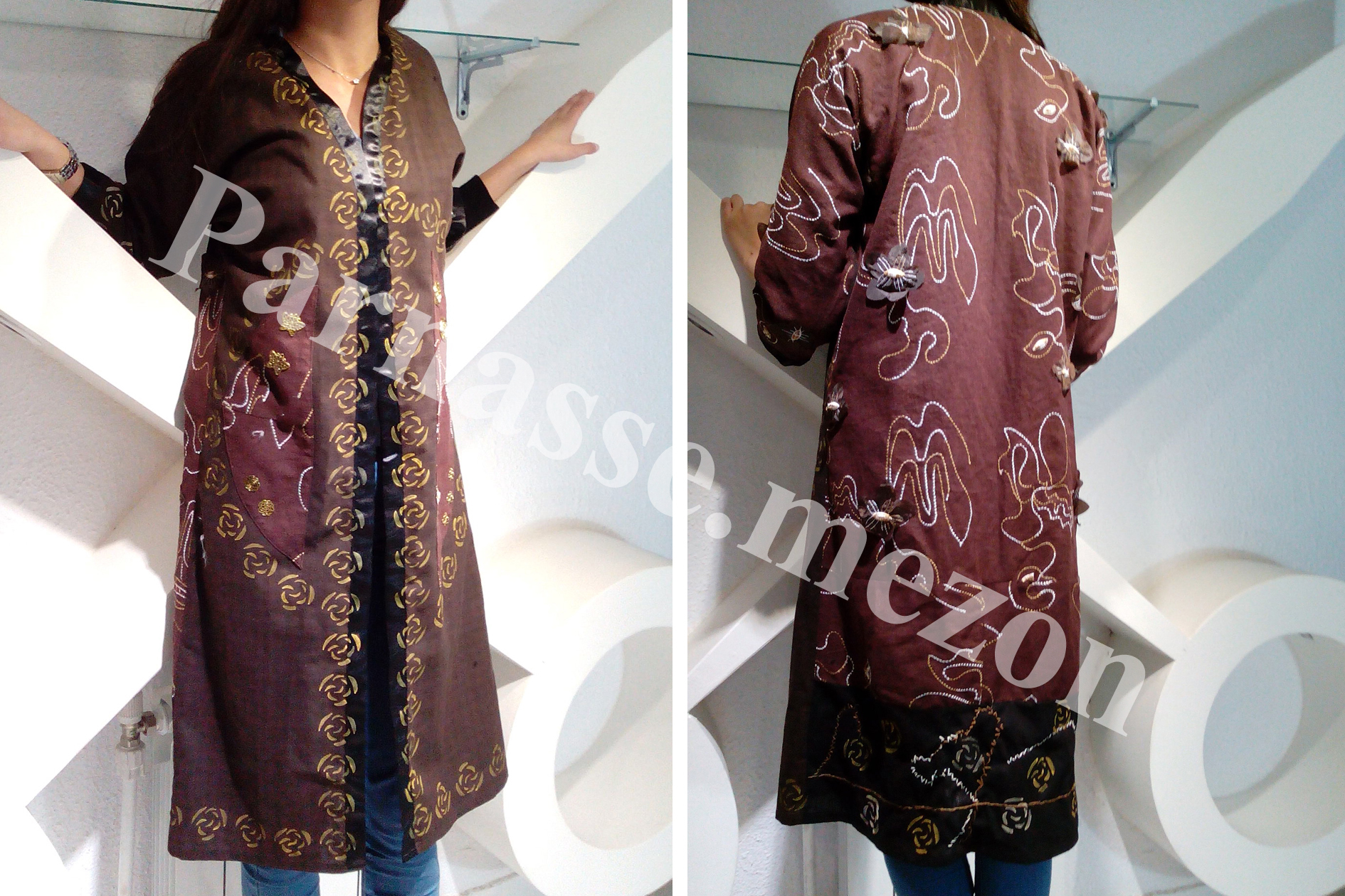 چاپ و نقاشی روی پارچه باتیک با این تکنیک نظم و ریتم در بستر پارچه نمایان شده است و این هم از ظرافت این هنر دست است.