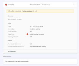 بررسی ارور Hostload exceeded در سرچ کنسول و نحوه رفع آن