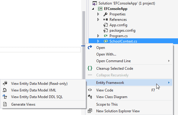 استفاده از ابزارهای توسعه Entity Framework Power Tools - ویرگول