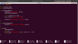 ادیتور/ویرایشگر تحت کنسول خود را با C بسازید. (5)