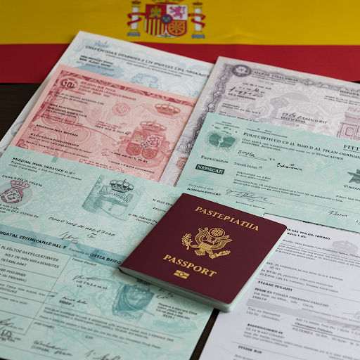 ترجمه رسمی مدارک برای اخذ ویزای اسپانیا