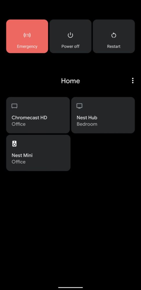 نمای جدید منوی کنترل دستگاه در اندروید ۱۱