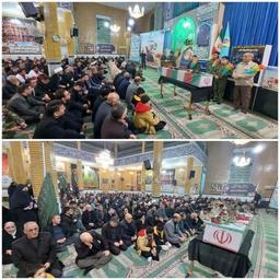 استقبال از شهید گمنام در شهرستان گرمی