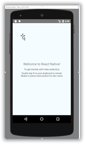 اجرای یک application React Native