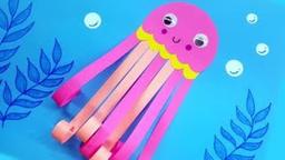 کاردستی عروس دریایی، جذاب و سرگرم کننده برای بچه ها