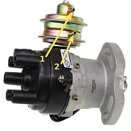 نقشه‌ی مدار شلنگ‌های خلا (وکیوم - vacuum) کاربراتور پراید