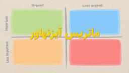 ماتریس آیزنهاور چیه و به چه دردی میخوره؟