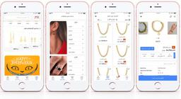 طراحی اپلیکیشن فروش طلا و جواهر برای کیاگالری