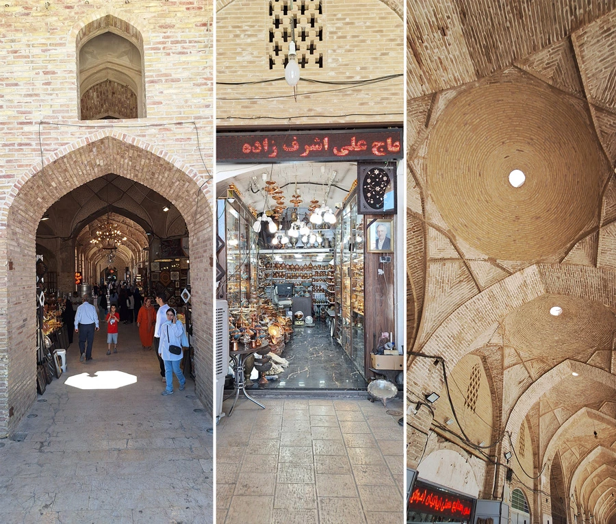 ورودی مجموعه که از بازار مسگرها شروع میشه