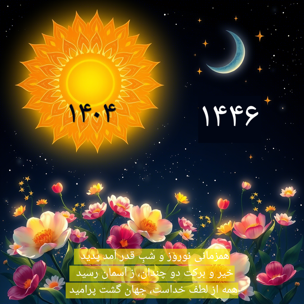 تداخل نوروز و شب قدر