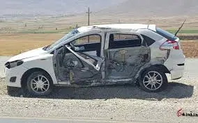 برخورد پیکان وانت با ام وی ام 315 