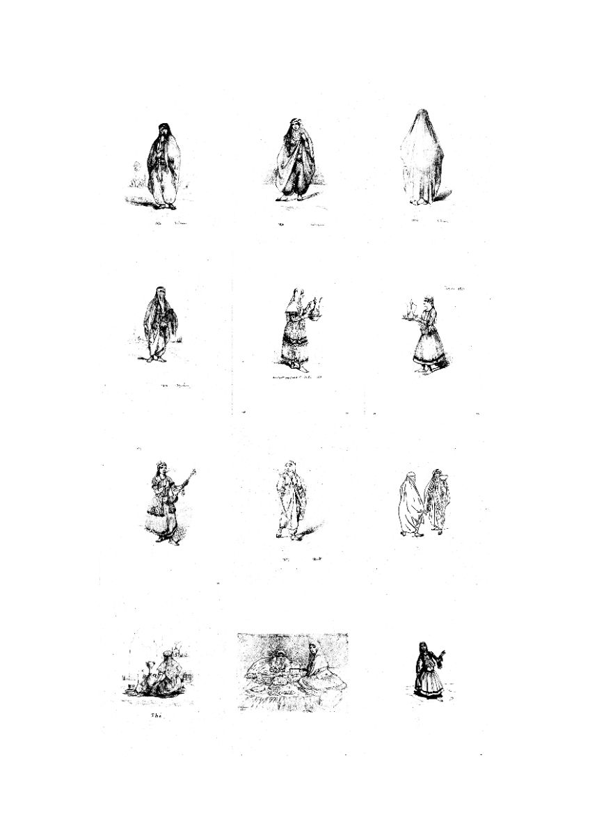 نمونه هایی از تصاویر باقی مانده و منتشر شده از مردم نکاری ایران اثر امیل دوهوسه