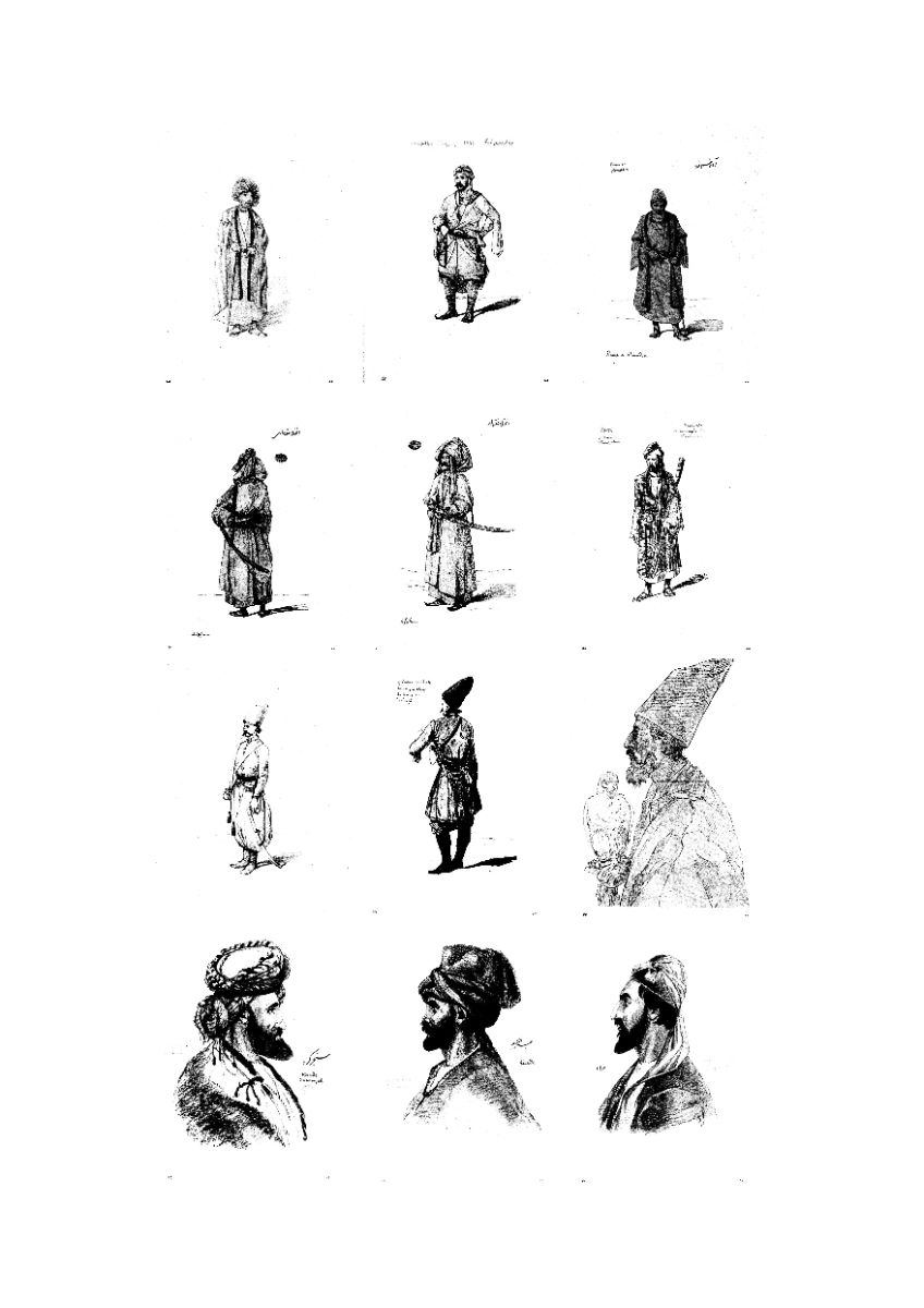 نمونه هایی از تصاویر باقی مانده و منتشر شده از مردم نکاری ایران اثر امیل دوهوسه