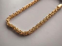 پابند زنانه زنجیری طلایی