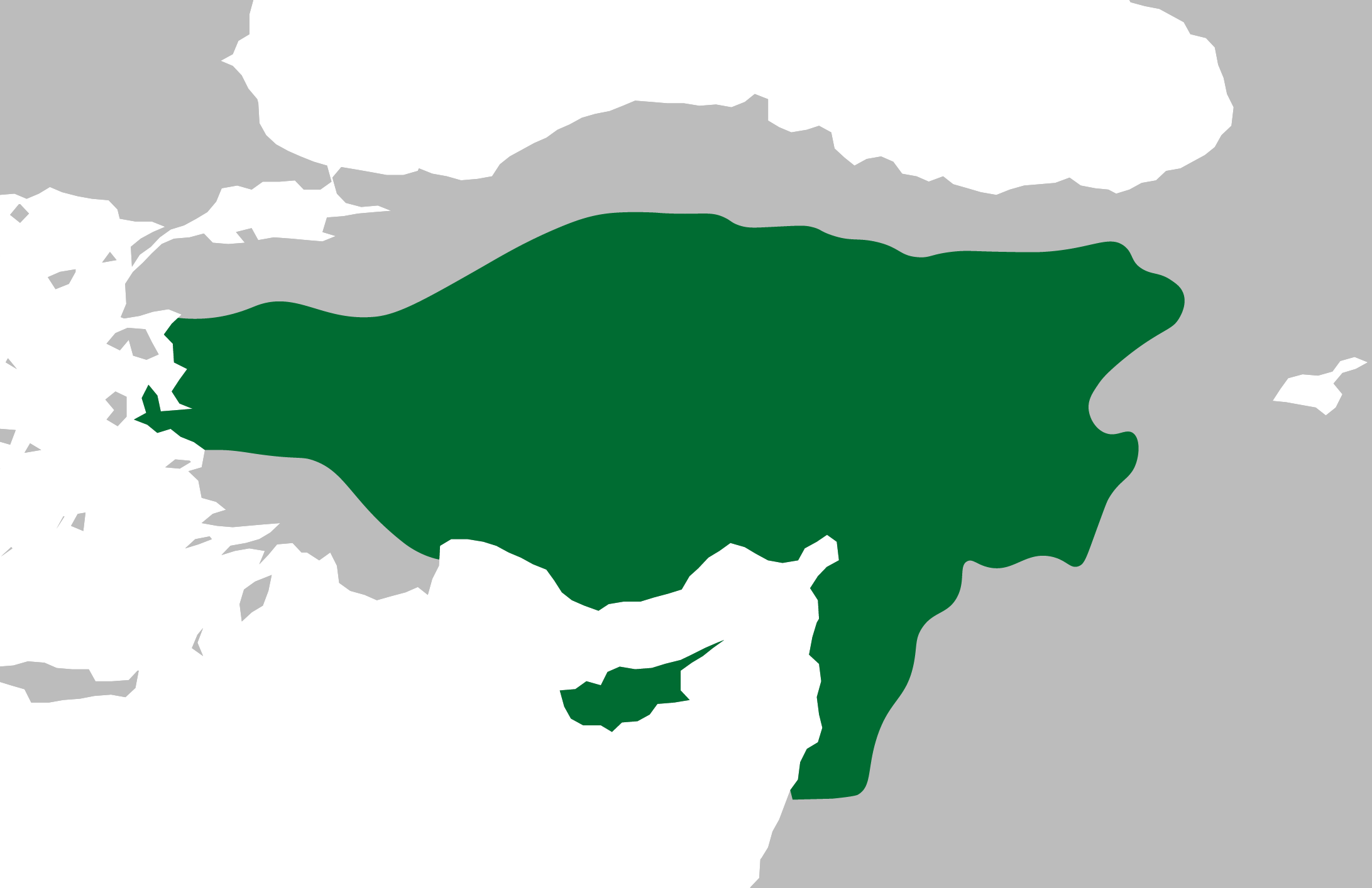 تصویر ۸ - تمدن هیتیها که بخش عمده ترکیه امروزی را شامل میشود.