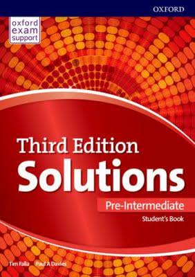 Oxford Soloution third edition Pre-intermediate Student's book