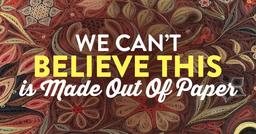 فرشهای کاغذی با شکوه خانم لیزا نیلسون