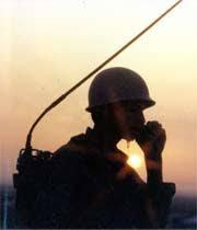 بیسیم چی خوابش برد