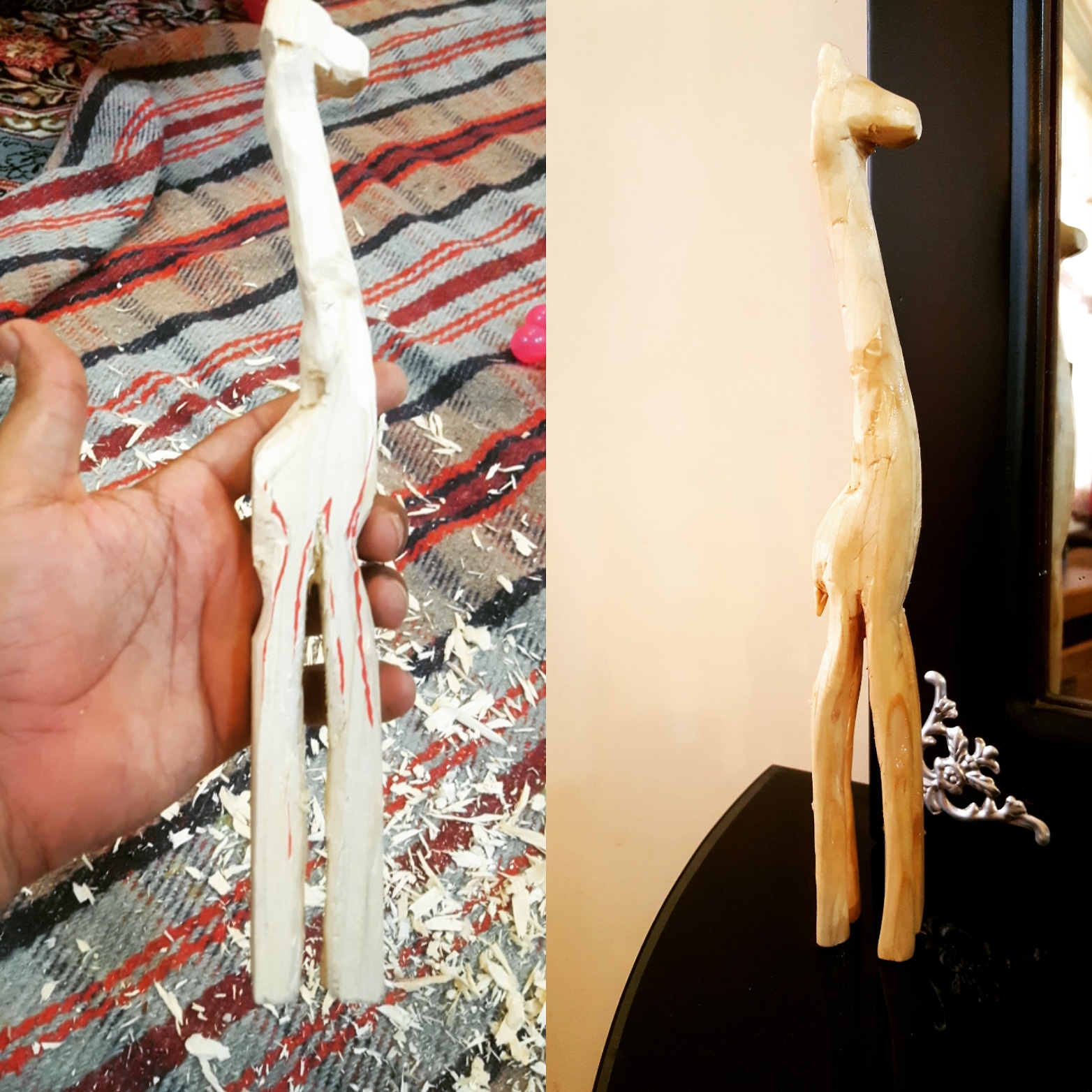 تلاش برای جان دادن دوباره به چوب
