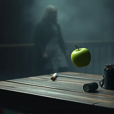 سیب نشُسته، یک نخِ سیگار