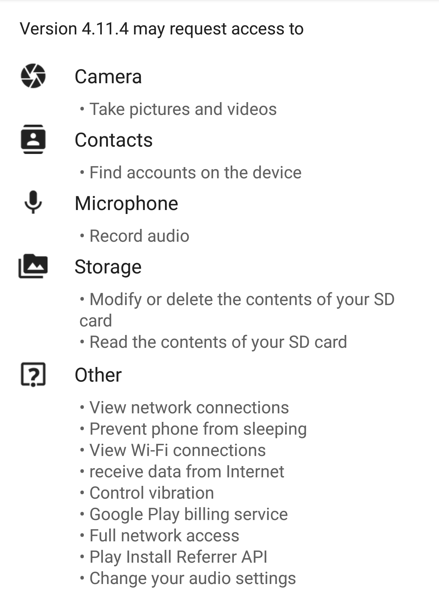 دسترسیها در Android