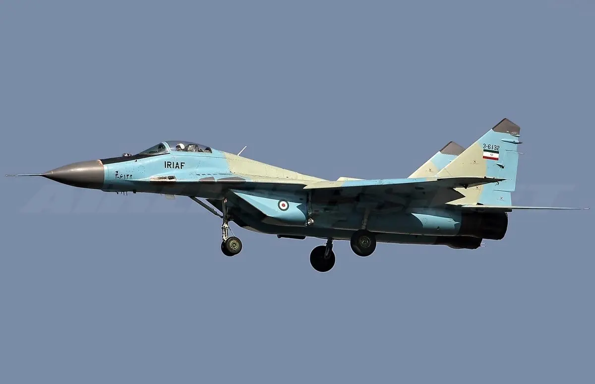 استتار آبی Mikoyan MiG-29S نهاجا