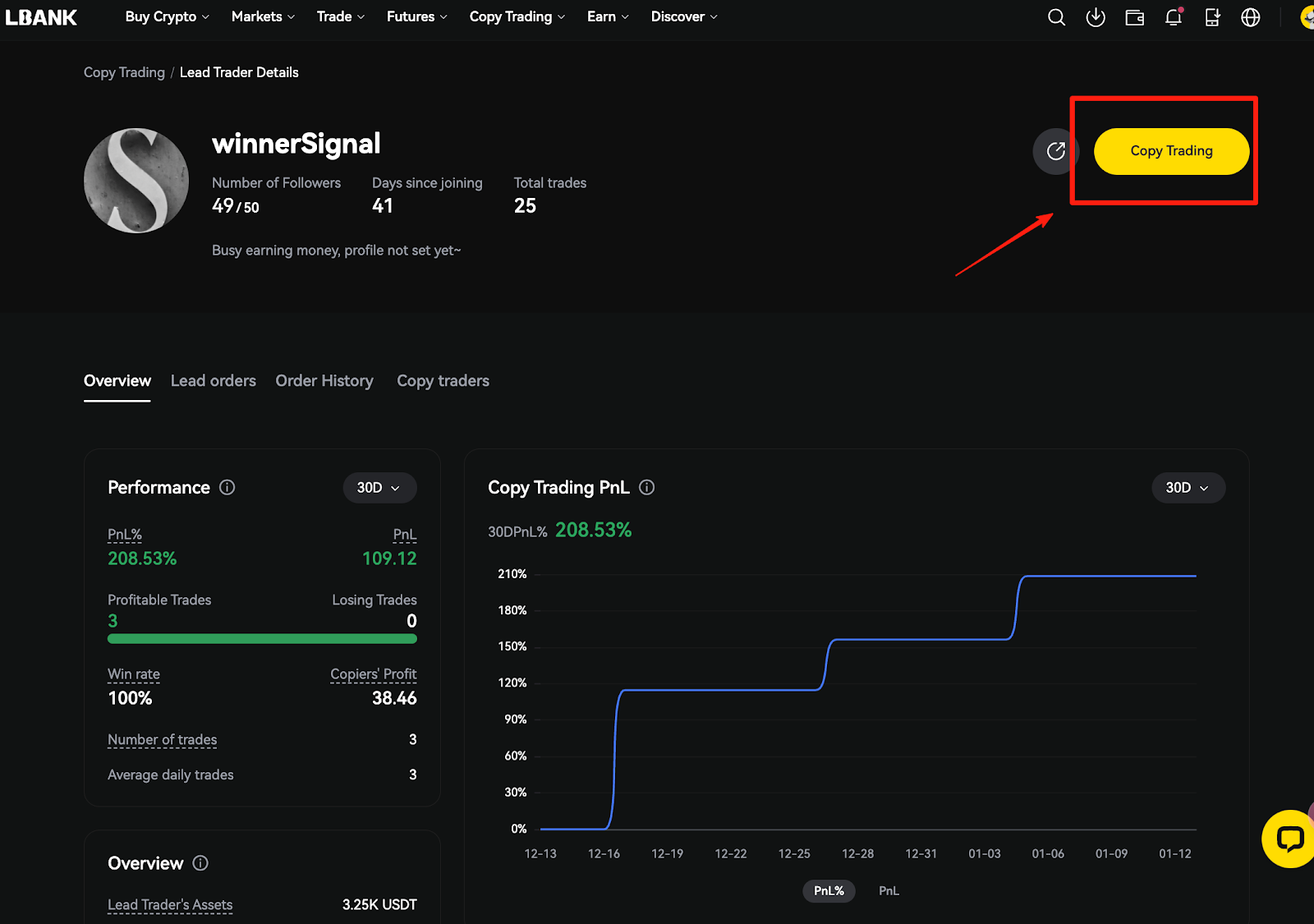 صرافی ارز دیجیتال - کپی تریدینگ - معامله گر برتر