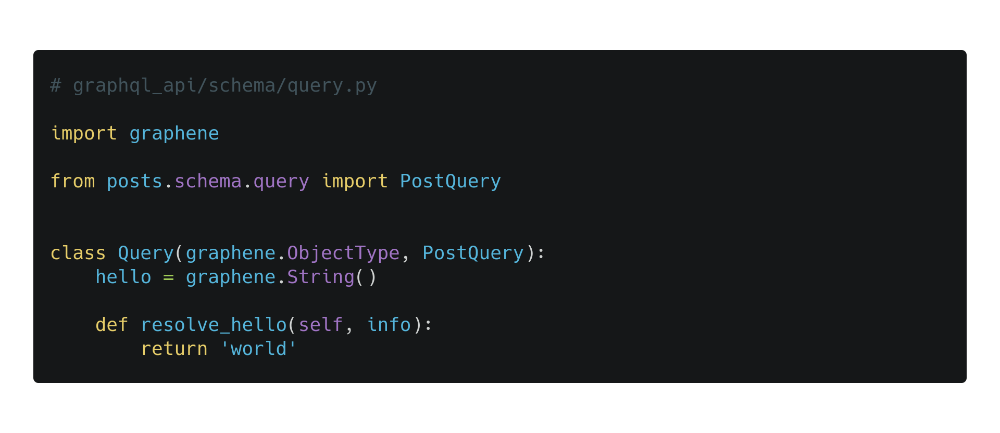 اضافه کردن کوئری مربوط به پست به کوئری اصلی