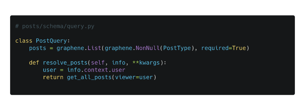 تعریف resolver با استفاده از interactor و بدون پیادهسازی مستقیم منطق کسب و کار