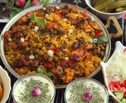 پلو مکزیکی ، غذای تند و رنگین