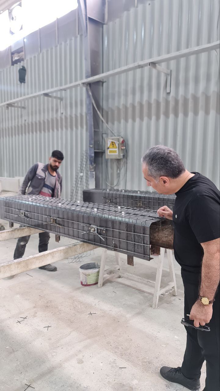 :نترل مش در پنل بتن نما