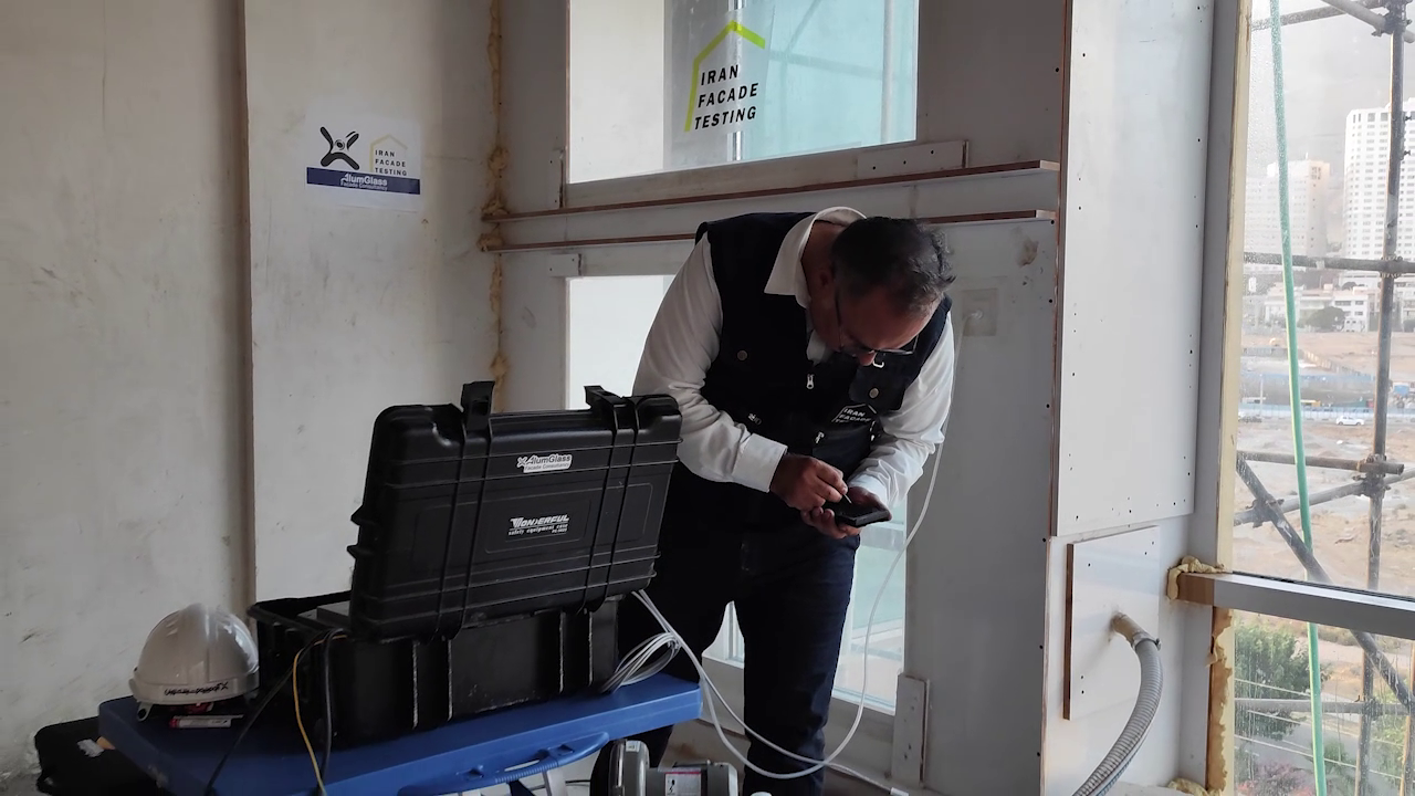 تست دودبند نما - برج ملت IFTI